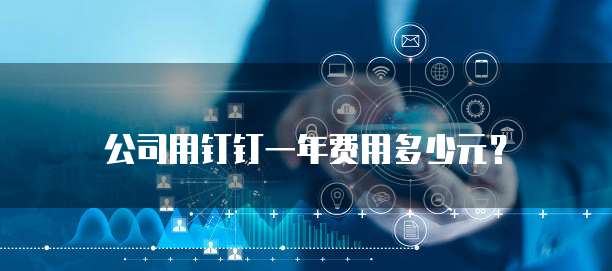 公司用钉钉一年费用多少元?