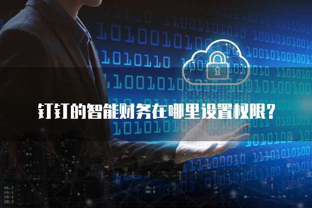 钉钉的智能财务在哪里设置权限?