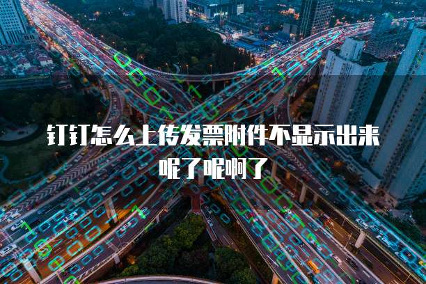 钉钉怎么上传发票附件不显示出来呢了呢啊了