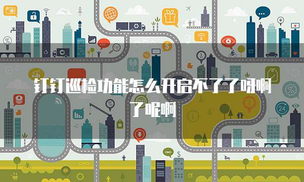 钉钉巡检功能怎么开启不了了呀啊了呢啊