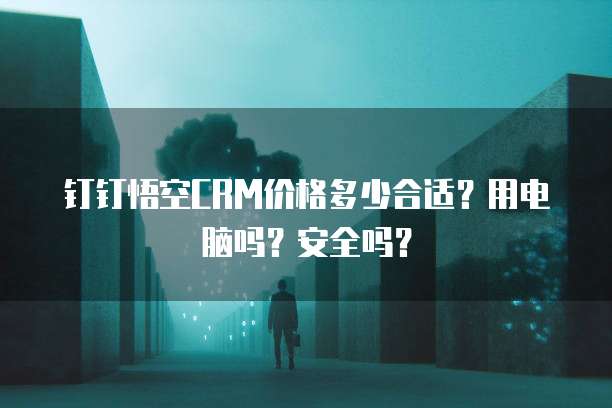 钉钉悟空CRM价格多少合适?用电脑吗?安全吗?