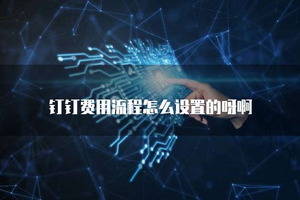 钉钉费用流程怎么设置的呀啊