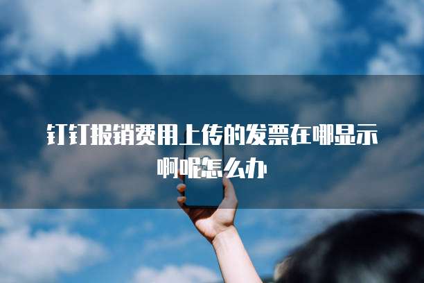 钉钉报销费用上传的发票在哪显示啊呢怎么办