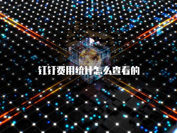 钉钉费用统计怎么查看的