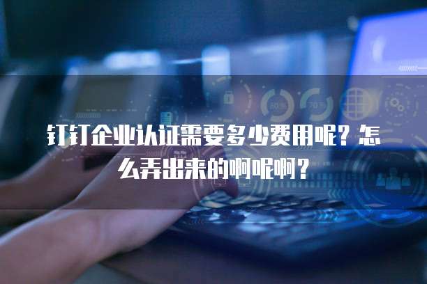 钉钉企业认证需要多少费用呢?怎么弄出来的啊呢啊?