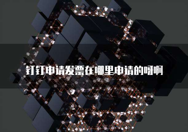 钉钉申请发票在哪里申请的呀啊
