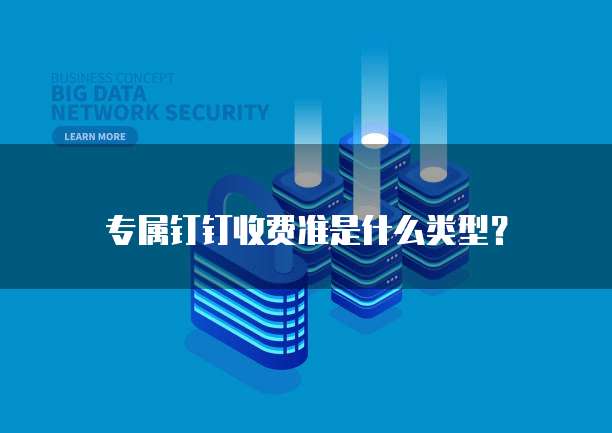专属钉钉收费准是什么类型?