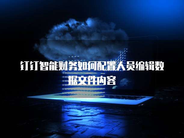 钉钉智能财务如何配置人员编辑数据文件内容