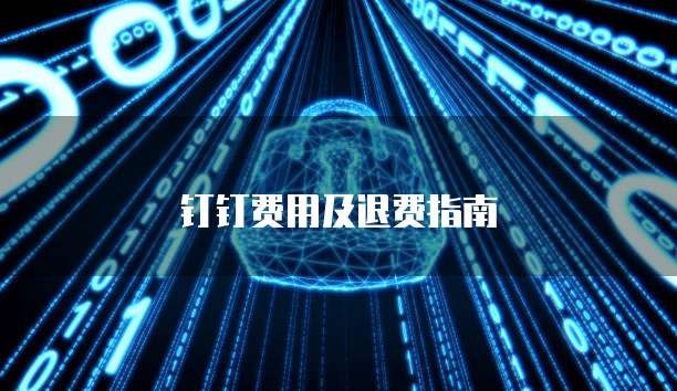 钉钉费用及退费指南
