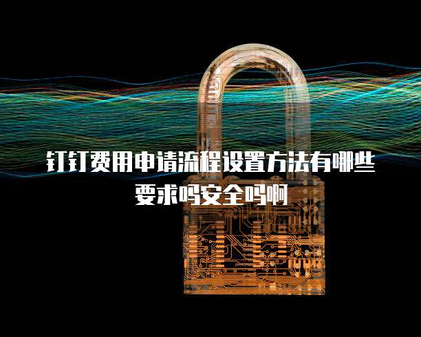 钉钉费用申请流程设置方法有哪些要求吗安全吗啊