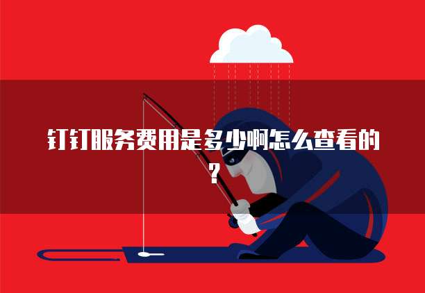 钉钉服务费用是多少啊怎么查看的?