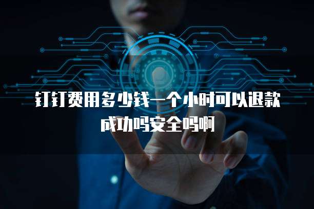 钉钉费用多少钱一个小时可以退款成功吗安全吗啊