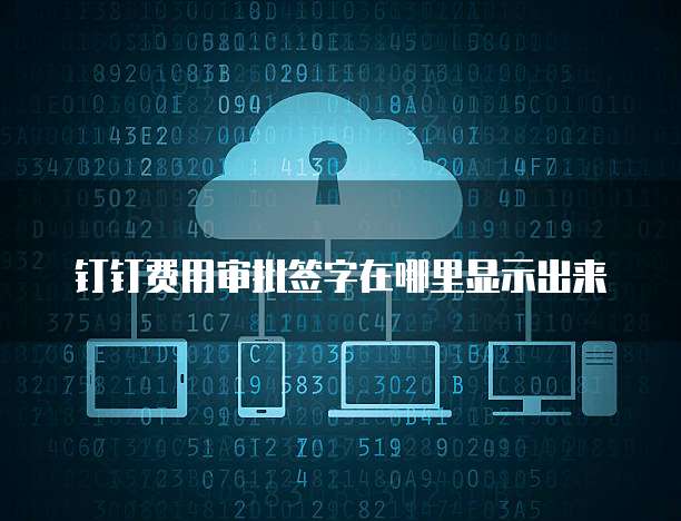 钉钉费用审批签字在哪里显示出来