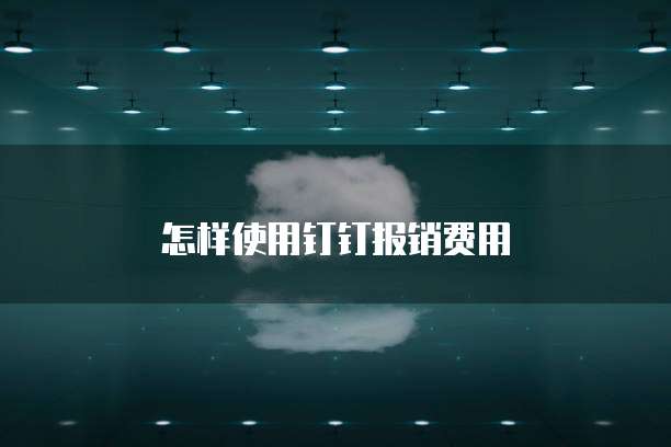 怎样使用钉钉报销费用
