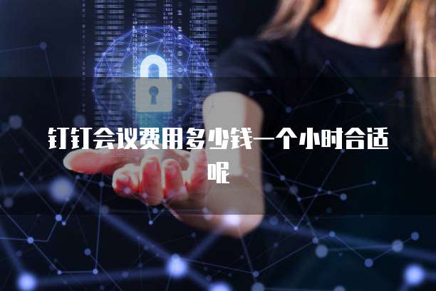 钉钉会议费用多少钱一个小时合适呢