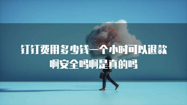 钉钉费用多少钱一个小时可以退款啊安全吗啊是真的吗
