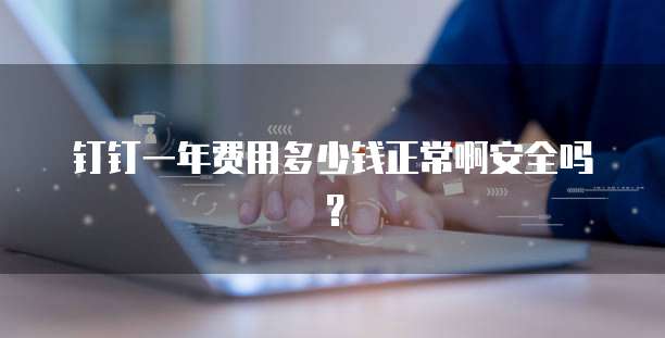 钉钉一年费用多少钱正常啊安全吗?