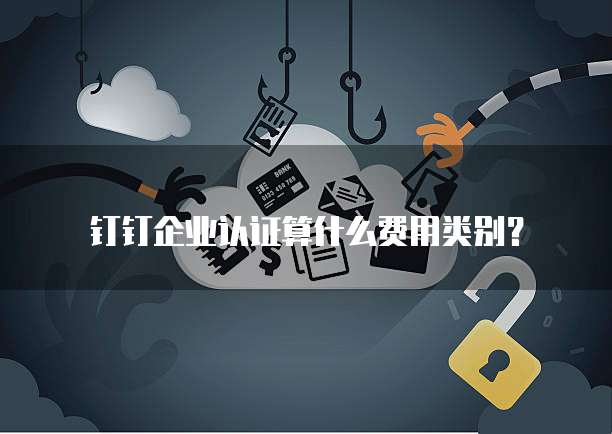 钉钉企业认证算什么费用类别?