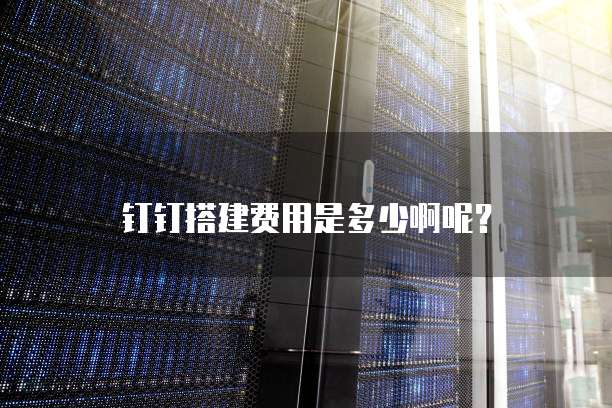 钉钉搭建费用是多少啊呢?