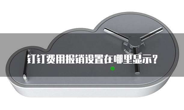 钉钉费用报销设置在哪里显示?