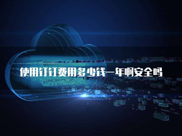 使用钉钉费用多少钱一年啊安全吗