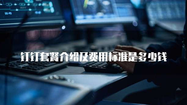 钉钉套餐介绍及费用标准是多少钱