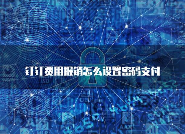 钉钉费用报销怎么设置密码支付