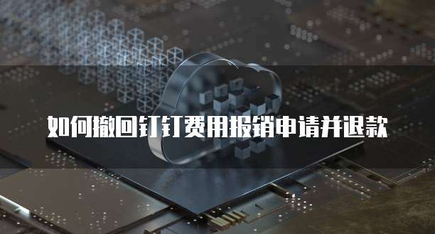 如何撤回钉钉费用报销申请并退款