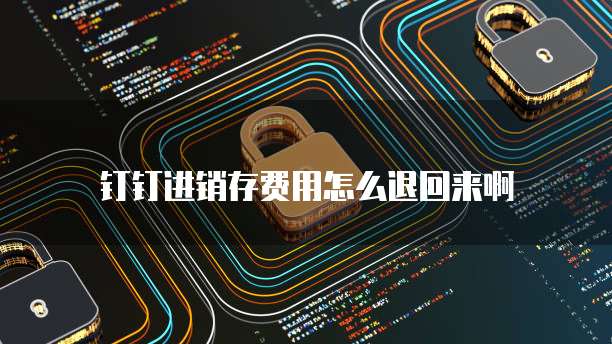钉钉进销存费用怎么退回来啊