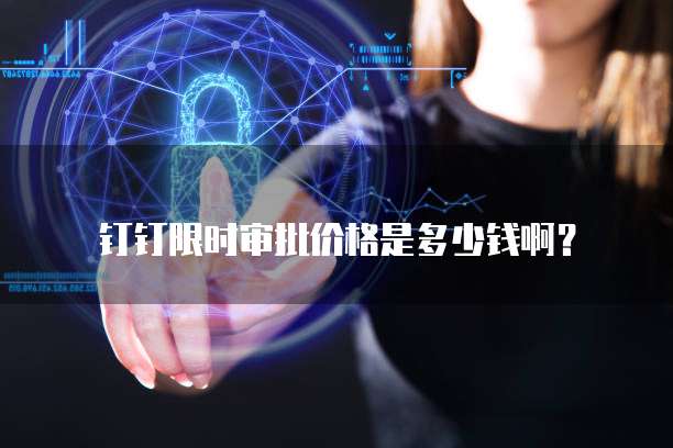 钉钉限时审批价格是多少钱啊?