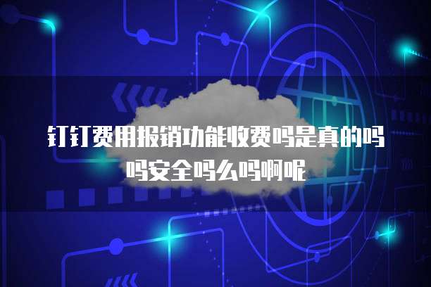 钉钉费用报销功能收费吗是真的吗吗安全吗么吗啊呢