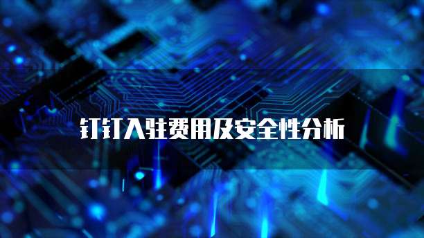 钉钉入驻费用及安全性分析
