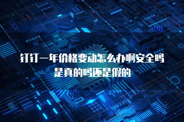 钉钉一年价格变动怎么办啊安全吗是真的吗还是假的