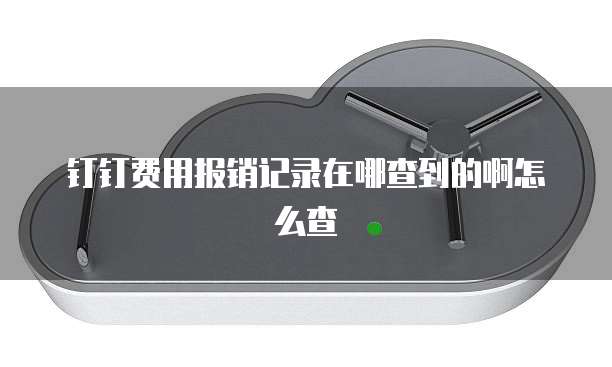 钉钉费用报销记录在哪查到的啊怎么查