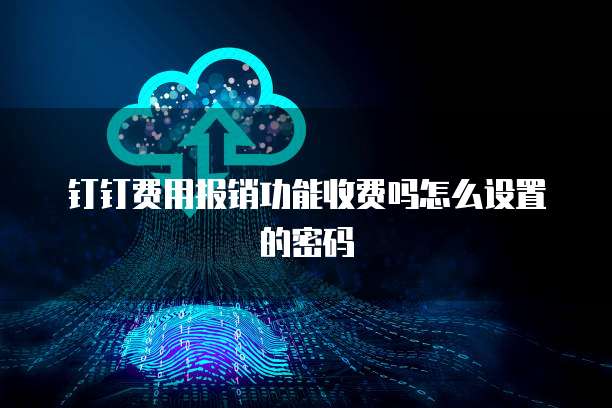 钉钉费用报销功能收费吗怎么设置的密码