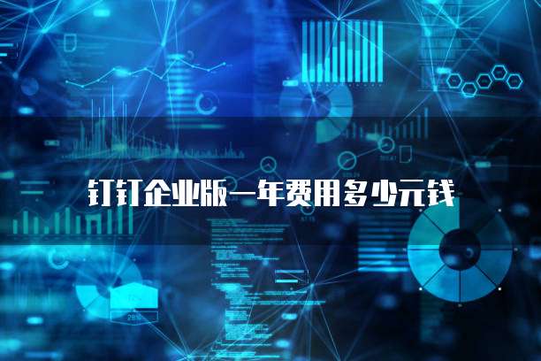 钉钉企业版一年费用多少元钱