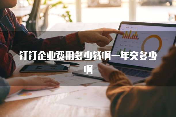 钉钉企业费用多少钱啊一年交多少啊