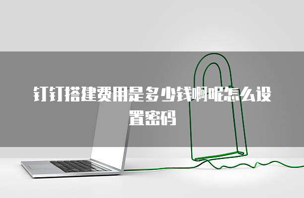 钉钉搭建费用是多少钱啊呢怎么设置密码