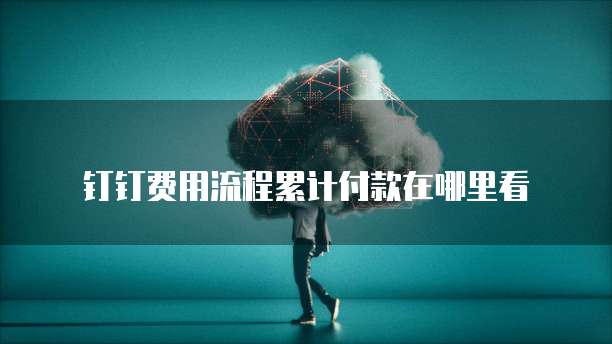 钉钉费用流程累计付款在哪里看