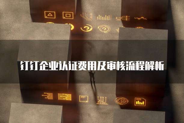 钉钉企业认证费用及审核流程解析