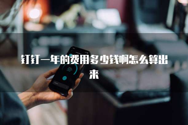 钉钉一年的费用多少钱啊怎么算出来