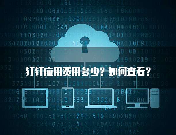 钉钉应用费用多少?如何查看?