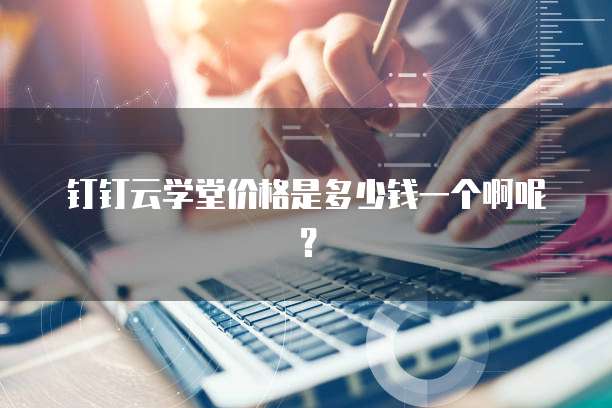 钉钉云学堂价格是多少钱一个啊呢?