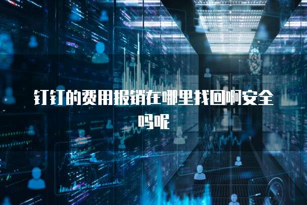 钉钉的费用报销在哪里找回啊安全吗呢