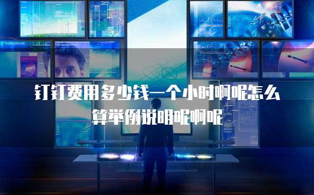 钉钉费用多少钱一个小时啊呢怎么算举例说明呢啊呢