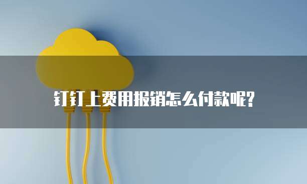 钉钉上费用报销怎么付款呢?