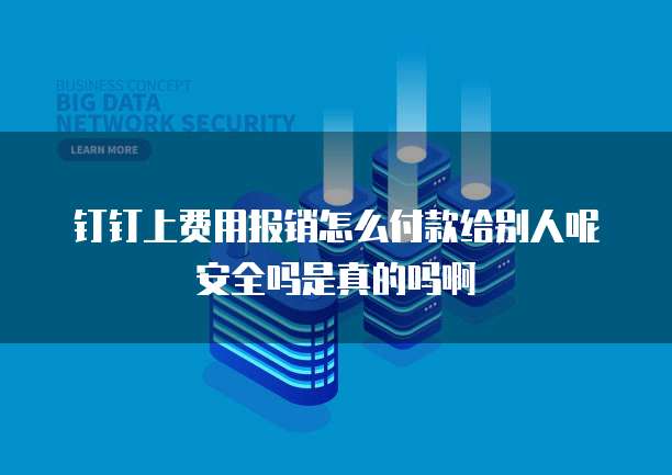 钉钉上费用报销怎么付款给别人呢安全吗是真的吗啊