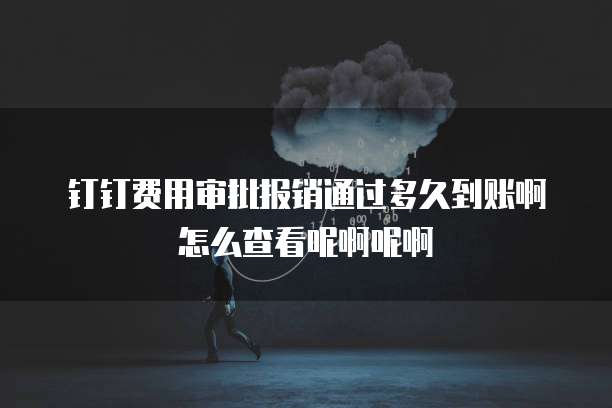 钉钉费用审批报销通过多久到账啊怎么查看呢啊呢啊