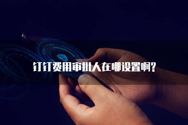 钉钉费用审批人在哪设置啊?
