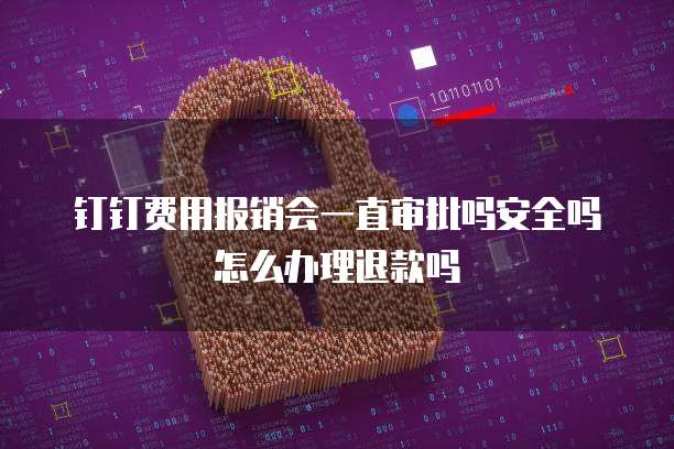钉钉费用报销会一直审批吗安全吗怎么办理退款吗